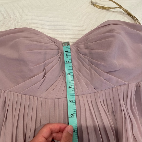 Jenny Yoo Serafina Maternity Dress in Sweet Pea - Picture 6 of 8